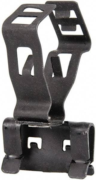 Thomas & Betts - Spring Steel Rigid/EMT Side Flange Mounted Conduit Clip - 1/2, 3/4" EMT, 3/4" Rigid, Anodized Finish - Exact Tool & Supply