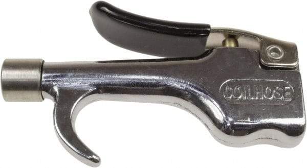 Coilhose Pneumatics - Tamperproof Safety Nozzle Thumb Lever Blow Gun - 1/4 NPT, Zinc - Exact Tool & Supply