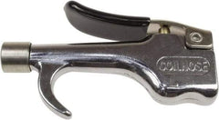Coilhose Pneumatics - Tamperproof Safety Nozzle Thumb Lever Blow Gun - 1/4 NPT, Zinc - Exact Tool & Supply