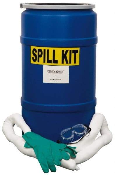 PRO-SAFE - Oil Only Spill Kit - 30 Gal Drum - Exact Tool & Supply