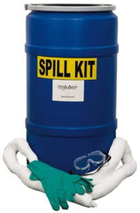 PRO-SAFE - Oil Only Spill Kit - 30 Gal Drum - Exact Tool & Supply