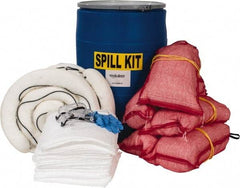 PRO-SAFE - Oil Only Spill Kit - 55 Gal Polyethylene Drum - Exact Tool & Supply