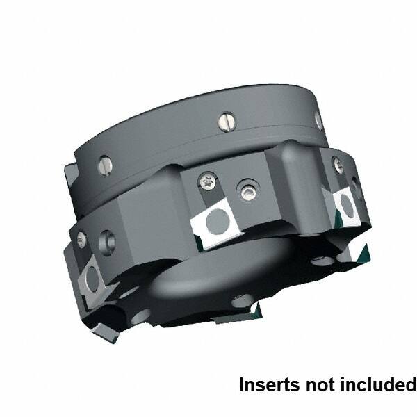Kennametal - 80mm Cut Diam, 27mm Arbor Hole Diam, Indexable Square-Shoulder Face Mill - Exact Tool & Supply