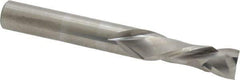 Onsrud - 3/8" Cutting Diam x 1-1/8" Length of Cut, 2 Flute, Compression Spiral Router Bit - Uncoated, Right Hand Cut, Solid Carbide, 3" OAL x 3/8" Shank Diam, Double Edge, 30° Helix Angle - Exact Tool & Supply
