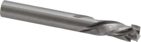 Onsrud - 3/8" Cutting Diam x 7/8" Length of Cut, 3 Flute, Compression Spiral Router Bit - Uncoated, Right Hand Cut, Solid Carbide, 3" OAL x 3/8" Shank Diam, Three Edge - Exact Tool & Supply