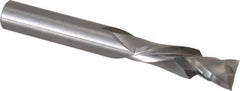 Onsrud - 1/2" Cutting Diam x 1-5/8" Length of Cut, 2 Flute, Compression Spiral Router Bit - Uncoated, Right Hand Cut, Solid Carbide, 4" OAL x 1/2" Shank Diam, Double Edge, 30° Helix Angle - Exact Tool & Supply