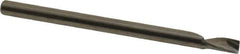 Onsrud - 1/8" Cutting Diam x 1/4" Length of Cut, 1 Flute, Upcut Spiral Router Bit - Uncoated, Right Hand Cut, Solid Carbide, 2" OAL x 1/8" Shank Diam, Single Edge, 21° Helix Angle - Exact Tool & Supply