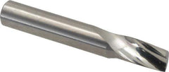 Onsrud - 3/8" Cutting Diam x 5/8" Length of Cut, 1 Flute, Upcut Spiral Router Bit - Uncoated, Right Hand Cut, Solid Carbide, 2-1/2" OAL x 3/8" Shank Diam, Single Edge, 21° Helix Angle - Exact Tool & Supply