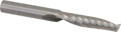 Onsrud - 3/8" Cutting Diam x 1-5/8" Length of Cut, 1 Flute, Upcut Spiral Router Bit - Uncoated, Right Hand Cut, Solid Carbide, 3-1/2" OAL x 3/8" Shank Diam, Single Edge, 21° Helix Angle - Exact Tool & Supply