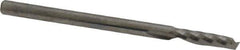 Onsrud - 1/8" Cutting Diam x 1/2" Length of Cut, 1 Flute, Upcut Spiral Router Bit - Uncoated, Right Hand Cut, Solid Carbide, 2" OAL x 1/8" Shank Diam, Single Edge, 21° Helix Angle - Exact Tool & Supply
