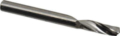 Onsrud - 3/16" Cutting Diam x 5/8" Length of Cut, 1 Flute, Upcut Spiral Router Bit - Uncoated, Right Hand Cut, Solid Carbide, 2" OAL x 3/16" Shank Diam, Single Edge, 21° Helix Angle - Exact Tool & Supply