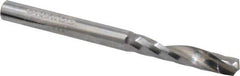 Onsrud - 1/4" Cutting Diam x 1-1/4" Length of Cut, 1 Flute, Upcut Spiral Router Bit - Uncoated, Right Hand Cut, Solid Carbide, 3" OAL x 1/4" Shank Diam, Single Edge - Exact Tool & Supply