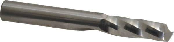 Onsrud - 3/8" Cutting Diam x 1-1/8" Length of Cut, 1 Flute, Upcut Spiral Router Bit - Uncoated, Right Hand Cut, Solid Carbide, 3" OAL x 3/8" Shank Diam, Single Edge - Exact Tool & Supply