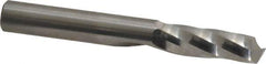 Onsrud - 3/8" Cutting Diam x 1-1/8" Length of Cut, 1 Flute, Upcut Spiral Router Bit - Uncoated, Right Hand Cut, Solid Carbide, 3" OAL x 3/8" Shank Diam, Single Edge - Exact Tool & Supply