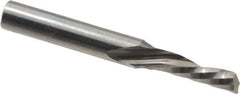 Onsrud - 3/16" Cutting Diam x 5/8" Length of Cut, 1 Flute, Downcut Spiral Router Bit - Uncoated, Right Hand Cut, Solid Carbide, 2" OAL x 1/4" Shank Diam, Single Edge, 21° Helix Angle - Exact Tool & Supply