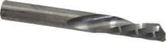 Onsrud - 1/4" Cutting Diam x 3/4" Length of Cut, 1 Flute, Downcut Spiral Router Bit - Uncoated, Right Hand Cut, Solid Carbide, 2" OAL x 1/4" Shank Diam, Single Edge, 21° Helix Angle - Exact Tool & Supply