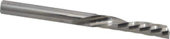 Onsrud - 1/4" Cutting Diam x 1-1/4" Length of Cut, 1 Flute, Downcut Spiral Router Bit - Uncoated, Right Hand Cut, Solid Carbide, 3" OAL x 1/4" Shank Diam, Single Edge, 21° Helix Angle - Exact Tool & Supply