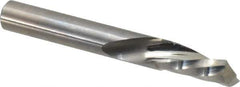 Onsrud - 3/8" Cutting Diam x 3/4" Length of Cut, 1 Flute, Downcut Spiral Router Bit - Uncoated, Right Hand Cut, Solid Carbide, 3" OAL x 3/8" Shank Diam, Single Edge, 21° Helix Angle - Exact Tool & Supply
