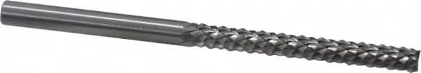 Onsrud - 1/4" Cut Diam, 1/4" Shank Diam, Carbide Double Cut Cylinder Burr - Exact Tool & Supply