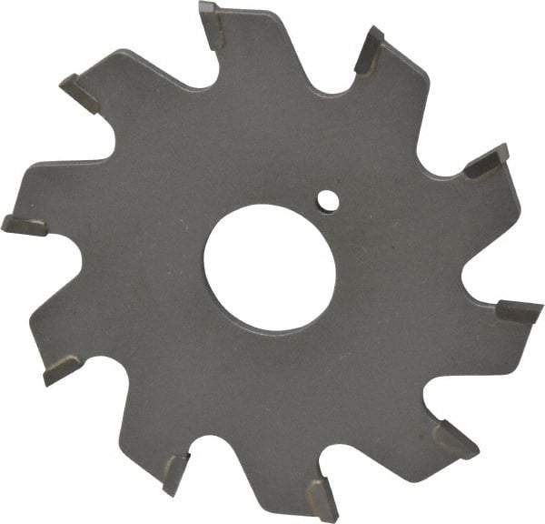 Onsrud - 2-1/2" Diam x 0.095" Blade Thickness x 5/8" Arbor Hole Diam, 10 Tooth Slitting and Slotting Saw - Arbor Connection, Right Hand, Uncoated, Carbide-Tipped, 0° Rake - Exact Tool & Supply