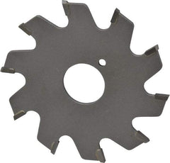 Onsrud - 2-1/2" Diam x 0.095" Blade Thickness x 5/8" Arbor Hole Diam, 10 Tooth Slitting and Slotting Saw - Arbor Connection, Right Hand, Uncoated, Carbide-Tipped, 0° Rake - Exact Tool & Supply