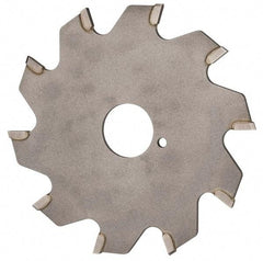 Onsrud - 3" Diam x 0.095" Blade Thickness x 5/8" Arbor Hole Diam, 10 Tooth Slitting and Slotting Saw - Arbor Connection, Right Hand, Uncoated, Carbide-Tipped, 0° Rake - Exact Tool & Supply