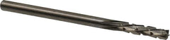 Onsrud - 1/8" Cut Diam, 1/8" Shank Diam, Cylinder Head Fluted Cut Burr - Carbide, Flat End, 1/2" LOC, 2" OAL - Exact Tool & Supply