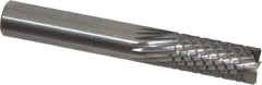 Onsrud - 1/2" Cut Diam, 1/2" Shank Diam, Cylinder Head Fluted Cut Burr - Carbide, Flat End, 1-1/8" LOC, 3-1/2" OAL - Exact Tool & Supply