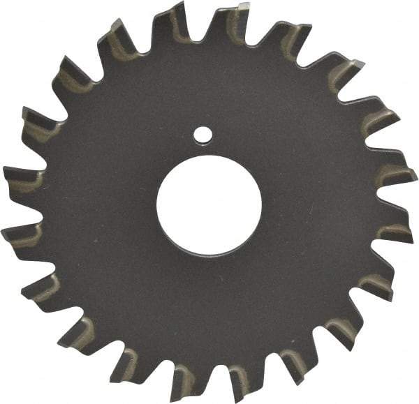 Onsrud - 2-1/2" Diam x 0.095" Blade Thickness x 5/8" Arbor Hole Diam, 20 Tooth Slitting and Slotting Saw - Arbor Connection, Right Hand, Uncoated, Carbide-Tipped, -5° Rake - Exact Tool & Supply