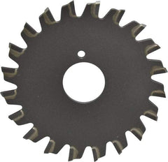 Onsrud - 2-1/2" Diam x 0.095" Blade Thickness x 5/8" Arbor Hole Diam, 20 Tooth Slitting and Slotting Saw - Arbor Connection, Right Hand, Uncoated, Carbide-Tipped, -5° Rake - Exact Tool & Supply