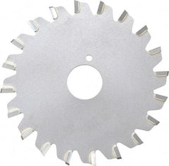 Onsrud - 3" Diam x 0.095" Blade Thickness x 5/8" Arbor Hole Diam, 20 Tooth Slitting and Slotting Saw - Arbor Connection, Right Hand, Uncoated, Carbide-Tipped, -5° Rake - Exact Tool & Supply