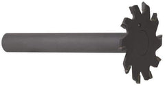 Onsrud - 2" Diam x 0.095" Blade Thickness, 16 Tooth Slitting and Slotting Saw - Shank Connection, Left Hand, Uncoated, Carbide-Tipped, -5° Rake - Exact Tool & Supply
