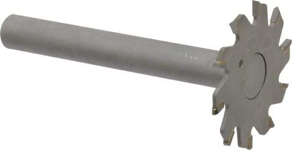 Onsrud - 2" Diam x 0.095" Blade Thickness, 10 Tooth Slitting and Slotting Saw - Shank Connection, Right Hand, Uncoated, Carbide-Tipped, 0° Rake - Exact Tool & Supply