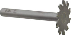 Onsrud - 2" Diam x 0.095" Blade Thickness, 10 Tooth Slitting and Slotting Saw - Shank Connection, Right Hand, Uncoated, Carbide-Tipped, -5° Rake - Exact Tool & Supply