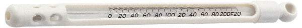 Taylor - 0 to 120°F, Min and Max Thermometer - Mercury Dishwash Test Thermometer - Exact Tool & Supply