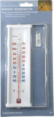 Taylor - -40 to 120°F, Window and Wall Thermometer - 8 Inch Long - Exact Tool & Supply