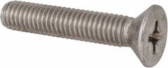 Value Collection - 3/8-16 UNC, 2" OAL Phillips Drive Machine Screw - Flat Head, Grade 316 Stainless Steel, Uncoated, Without Washer - Exact Tool & Supply