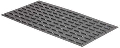 Quantum Storage - 36" Wide x 19" High, Gray Louvered Bin Panel - Use with Quantum Storage Systems - ALL QUS Bins - Exact Tool & Supply