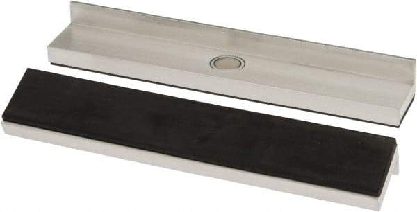 Wilton - 6-1/2" Jaw Width, Rubber Covered Aluminum, Vise Jaw Cap - Magnetic Attachment - Exact Tool & Supply
