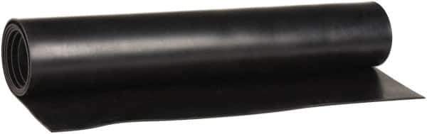 Made in USA - 36" Wide, 1/8" Thick, Buna-N Rubber Foam Sheet - 35 to 45 Durometer, Black, -40 to 212°F, 1,500 psi Tensile Strength, Cut-to-Length - Exact Tool & Supply