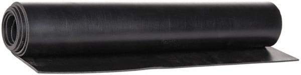 Made in USA - 36" Wide, 1/16" Thick, Buna-N Rubber Foam Sheet - 45 to 55 Durometer, Black, -40 to 212°F, 1,500 psi Tensile Strength, Cut-to-Length - Exact Tool & Supply