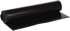 Made in USA - 36" Wide, 0.093" Thick, Buna-N Rubber Foam Sheet - 45 to 55 Durometer, Black, -40 to 212°F, 1,500 psi Tensile Strength, Cut-to-Length - Exact Tool & Supply