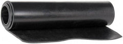 Made in USA - 36" Wide, 0.093" Thick, Buna-N Rubber Foam Sheet - 50 to 60 Durometer, Black, -40 to 212°F, 1,500 psi Tensile Strength, Cut-to-Length - Exact Tool & Supply