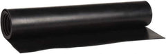 Made in USA - 36" Wide, 0.093" Thick, Buna-N Rubber Foam Sheet - 65 to 75 Durometer, Black, -40 to 212°F, 1,500 psi Tensile Strength, Cut-to-Length - Exact Tool & Supply