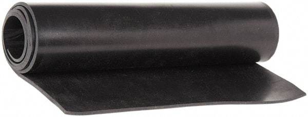 Made in USA - 36" Wide, 3/8" Thick, Buna-N Rubber Foam Sheet - 65 to 75 Durometer, Black, -40 to 212°F, 1,500 psi Tensile Strength, Cut-to-Length - Exact Tool & Supply
