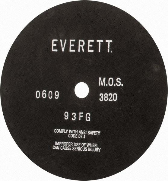 Everett - 12" Cutoff Wheel - 3/32" Thick, 1" Arbor, Use with Gas Powered Saws - Exact Tool & Supply