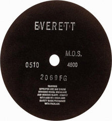 Everett - 12" Aluminum Oxide Cutoff Wheel - 1/8" Thick, 1" Arbor, Use with Gas Powered Saws - Exact Tool & Supply