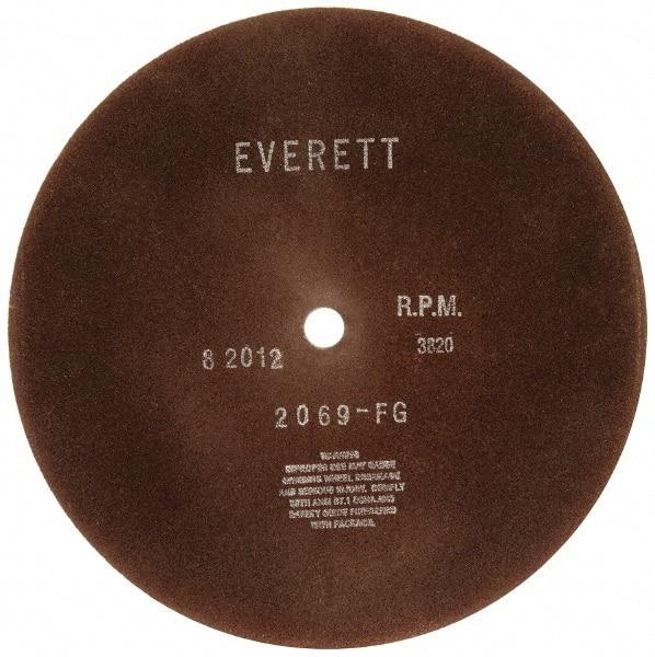 Everett - 16" Aluminum Oxide Cutoff Wheel - 5/32" Thick, 1" Arbor, Use with Gas Powered Saws - Exact Tool & Supply