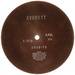Everett - 16" Aluminum Oxide Cutoff Wheel - 5/32" Thick, 1" Arbor, Use with Gas Powered Saws - Exact Tool & Supply