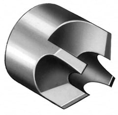 Made in USA - 3/4" Cutter Head Diam, 1/4" Pilot Hole Diam, Solid Carbide Reverse Countersink - Exact Tool & Supply